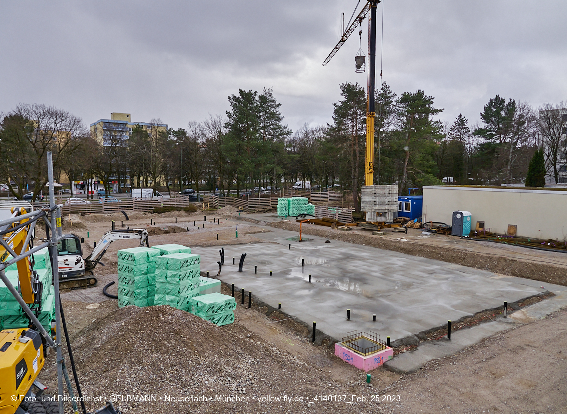 25.02.2023 -  Baustelle Haus für Kinder in Neupelach Quiddestraße 3